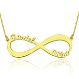 Personalized Stainless Steel Bowknot Choker Necklace with 2-4 Names