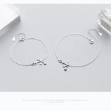 925 Silver Anchor Anklet with CZ - Summer Foot Chains