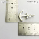 Anchor Charm Pendant 925 Sterling Silver Europe Style Club Jewelry