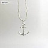 Anchor Charm Pendant 925 Sterling Silver Europe Style Club Jewelry