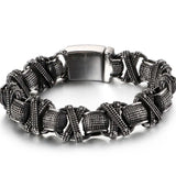 Ancient Link Chain Bracelet Men 316L Stainless Steel