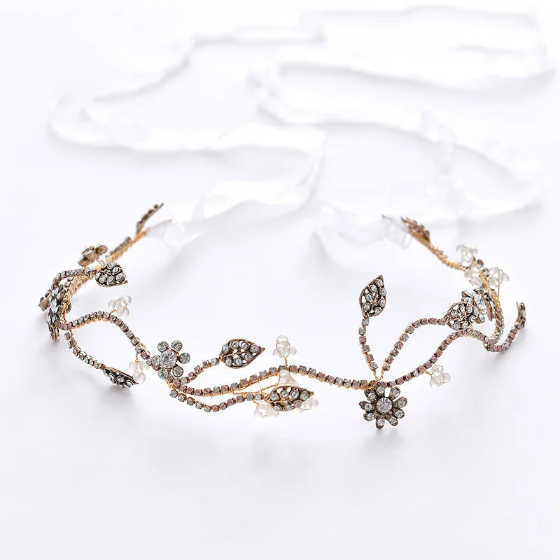 Ancient Bride Trombone Headbands Jewelry Tiara Crown Hair Ornaments