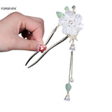 Chinese Flower Hair Sticks Metal Hairpins Hair Accessories