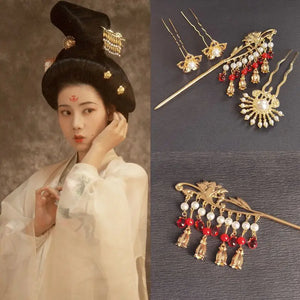 Chinese Style Hanfu Hairpins for Women Head Jewelry