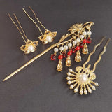 Chinese Style Hanfu Hairpins for Women Head Jewelry
