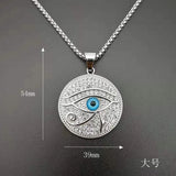 Horus Pendant Necklace Zircon Jewelry