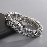 Ancient Egypt Retro Cross Men's Bracelet Engraved Stainless Steel Jewelry