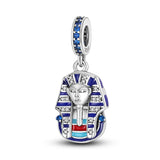 Egyptian Pharaoh Pyramid Scarab Beads Bracelet Necklace Charm Jewelry