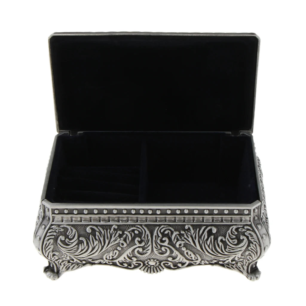 Ancient Egyptian Jewelry Box Queen Princess Vintage Box With Floral Embossed