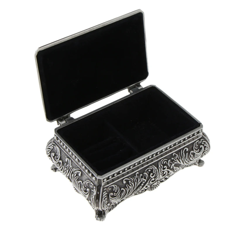 Ancient Egyptian Jewelry Box Queen Princess Vintage Box With Floral Embossed