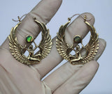 Vintage Egypt Goddess Isis Earrings Women Jewelry