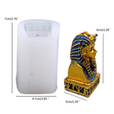 Egyptian Pharaoh Epoxy Resin Mold Aromatherapy Plaster Silicone Mould DIY Crafts