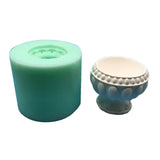 Greek Pillars Flower Pot Resin Mold