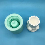 Greek Pillars Flower Pot Resin Mold