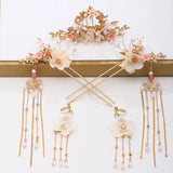 Ancient Hanfu Hair Sticks Tassel Hairpin Hair Comb Set Girl Gift