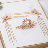 Ancient Hanfu Hair Sticks Tassel Hairpin Hair Comb Set Girl Gift