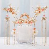 Ancient Hanfu Hair Sticks Tassel Hairpin Hair Comb Set Girl Gift