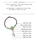 Ancient Crystal Anklet Hand-knitted Beach Jewelry