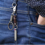 Silver Alloy Bullet Car Keychain Charm Pendant Lobster Clasps Keyring