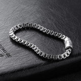 Ancient Silver DIY Bangles Charms Bracelets Men Jewelry Punk Buddha Wristband