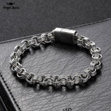 Ancient Silver DIY Bangles Charms Bracelets Men Jewelry Punk Buddha Wristband
