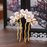 Women's Summer Fairy Style Hairpin Set for Hanfu Costume
