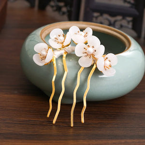 Women's Summer Fairy Style Hairpin Set for Hanfu Costume