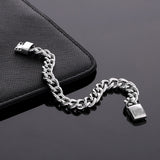 Ancient Buddha Bracelet Women Heavy 7MM Wide Mens Biba Bangles Bicycle Chain