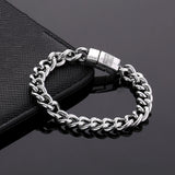 Ancient Buddha Bracelet Women Heavy 7MM Wide Mens Biba Bangles Bicycle Chain