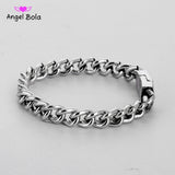Ancient Buddha Bracelet Women Heavy 7MM Wide Mens Biba Bangles Bicycle Chain