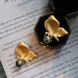 Butterfly Pearl Brooch for Women - Ancient Charm Jewelry