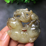 Ancient Jade Carving Pendant Old Generation Object