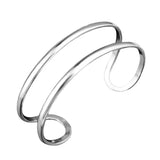925 Silver Bead Cuff Bracelet Bangle Jewelry Gift