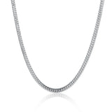 925 Silver 3mm Snake Chain Necklace 16-30 Inch Wedding Jewelry