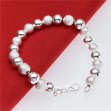 925 Silver Frosted Bracelet for Women