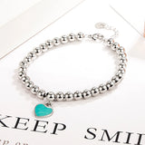 925 Silver Heart Bracelet for Ladies