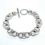 Andara925 Silver Hoop Bracelet for Women