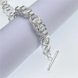 Andara925 Silver Hoop Bracelet for Women
