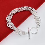 Andara925 Silver Hoop Bracelet for Women