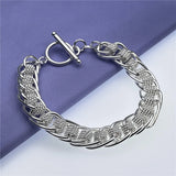 Andara925 Sterling Silver Mesh Bracelet for Women