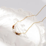 Colorful Natural Stone Beads Pearl Necklace for Women