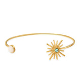 Aneebayh Stainless Steel Star Opening Bangles for Women