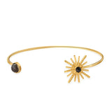 Aneebayh Stainless Steel Star Opening Bangles for Women