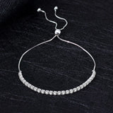 925 Sterling Silver Diamond Wedding Bracelet Gift