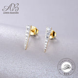 Zircon 925 Silver Stud Earrings for Women