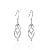 Silver 925 Drop Earrings Wedding Party Jewelry Women Fine Jewelry