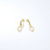 925 Silver 18K Plated Pearl Stud Earrings Women