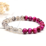 AngQi High AAAAA Hematite Tiger Eye Buddha Bracelet