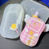 Angel Devil Phone-shape Silicone Mold Resin Jewelry Tool