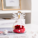Eternal Flowers Dried Flowers Glass Cover Mother's Gift Rose